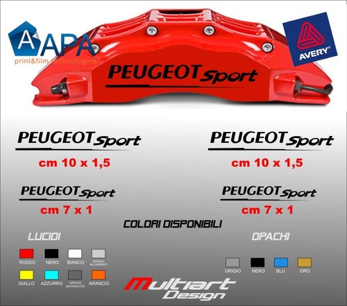 Kit adesivi peugeot sport - kit, 4