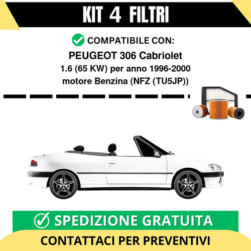 Kit filtri tagliando per - 4,