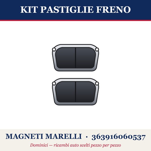 Kit pastiglie freno - freno, magneti
