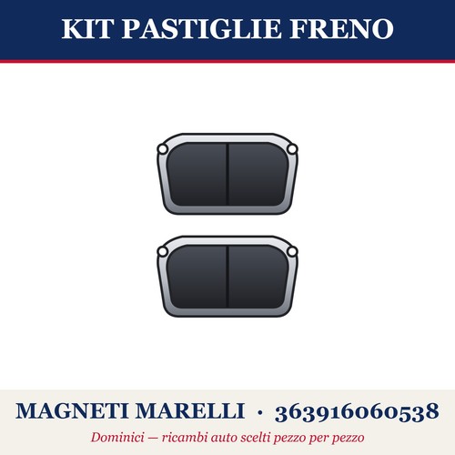 Kit pastiglie freno magneti - freno,