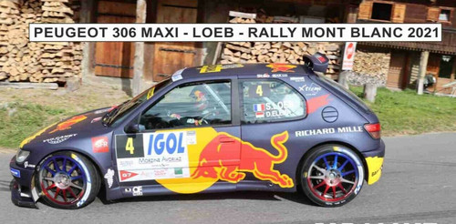Peugeot 306 maxi rally - 1/43,